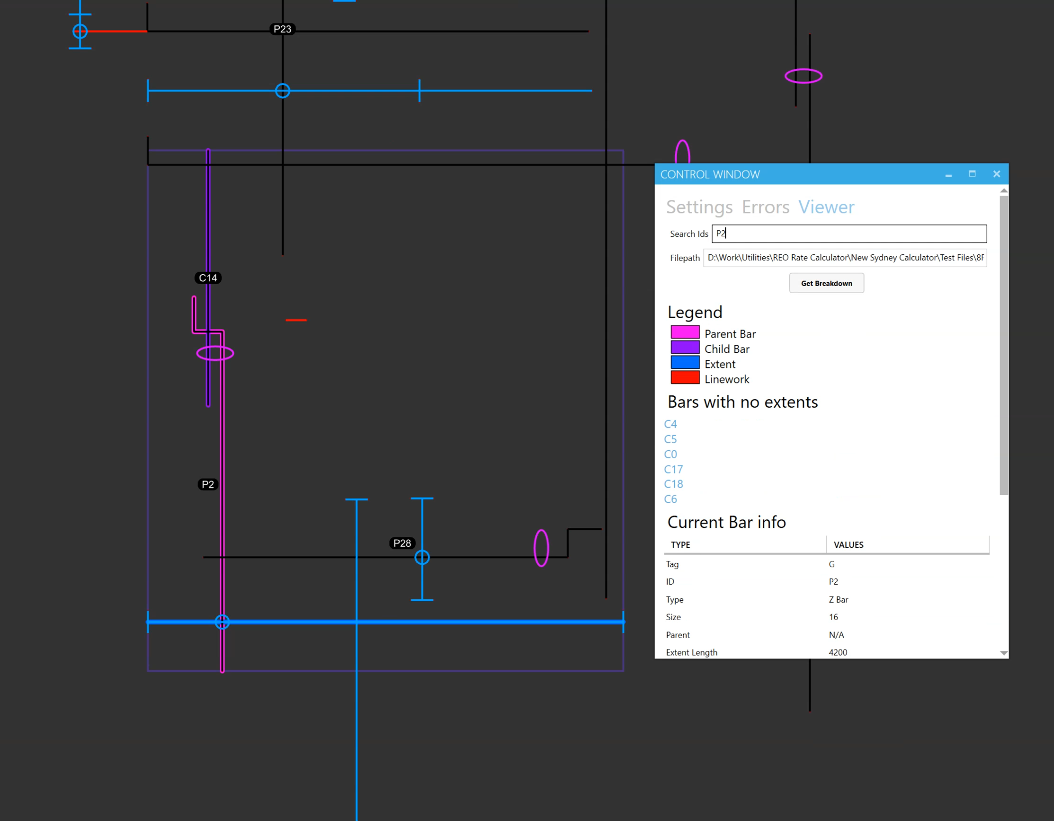 Visualizing Reinforcement Bar Tonnage